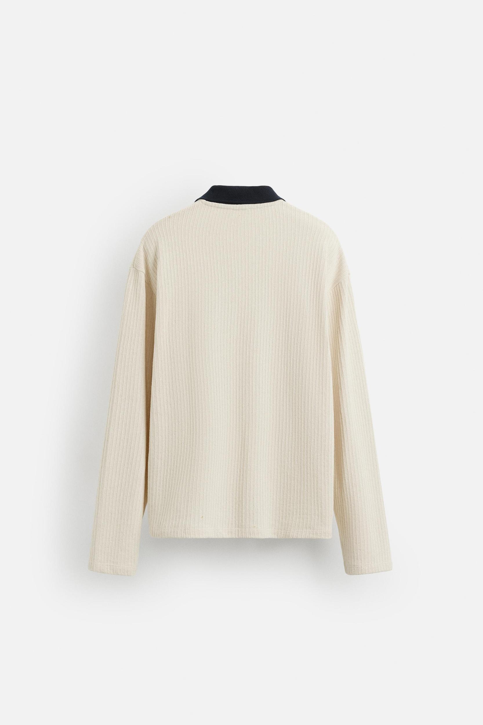 TEXTURED DRAWSTRING SWEATSHIRT Product Image