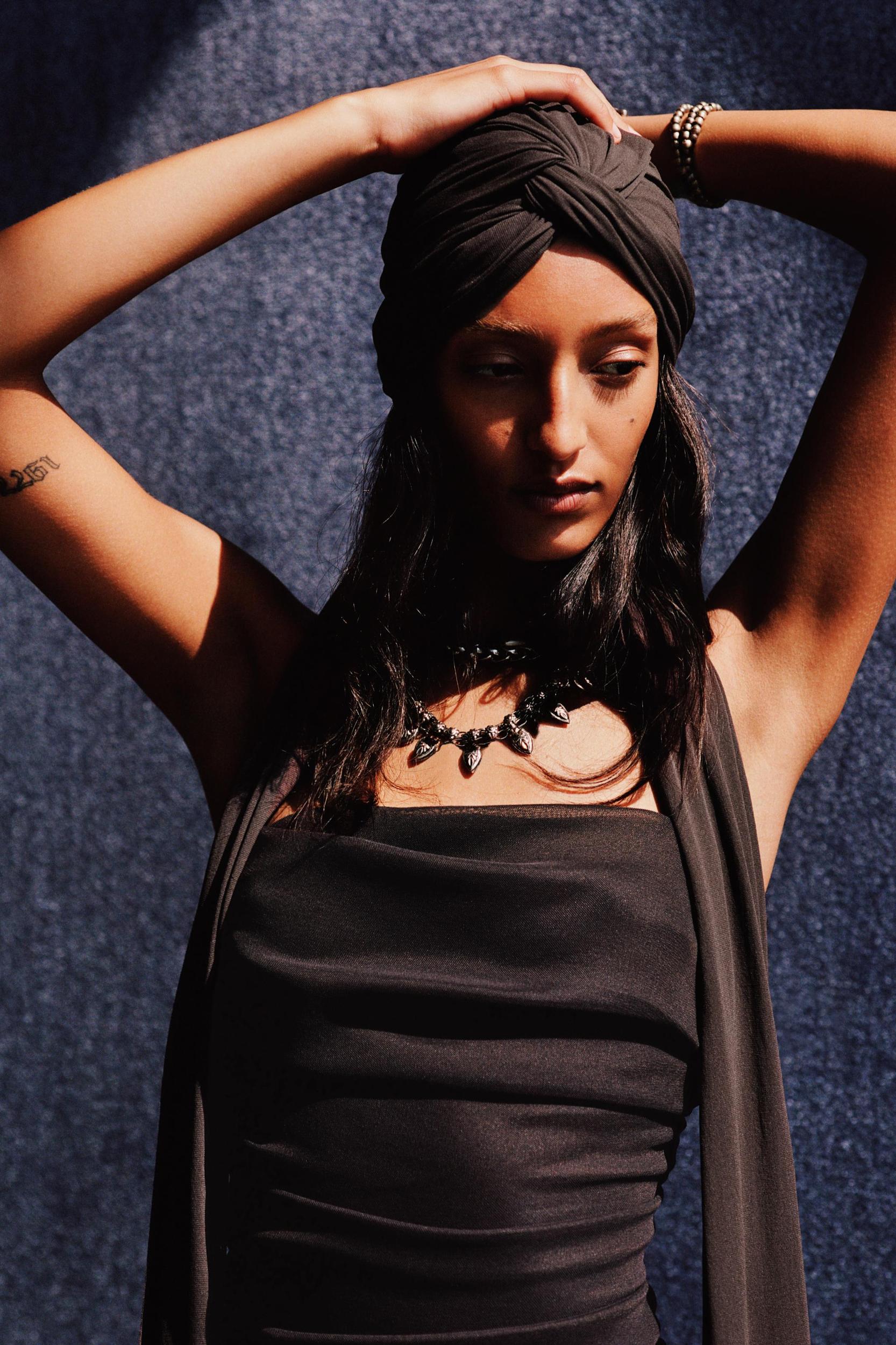 LIMITED EDITION DRAPED STRAPLESS LONG DRESS Product Image