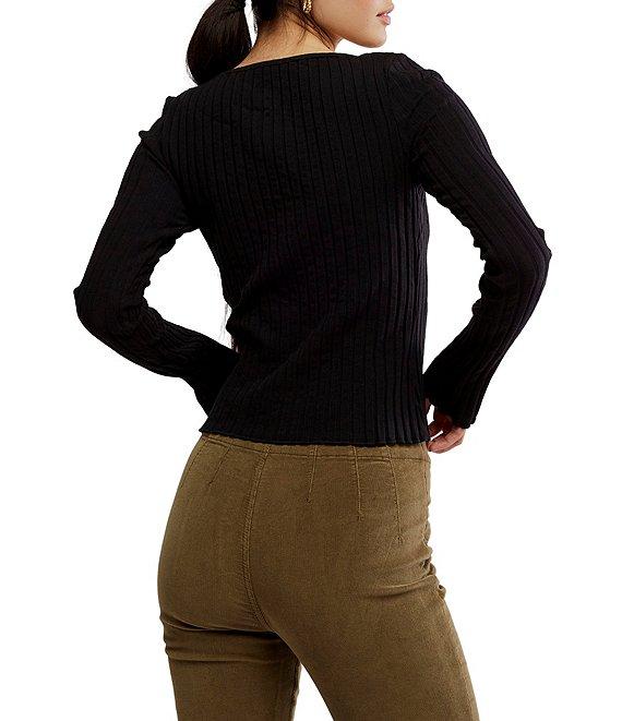 Free People Tilly Crew Neckline Long Sleeve Top Product Image