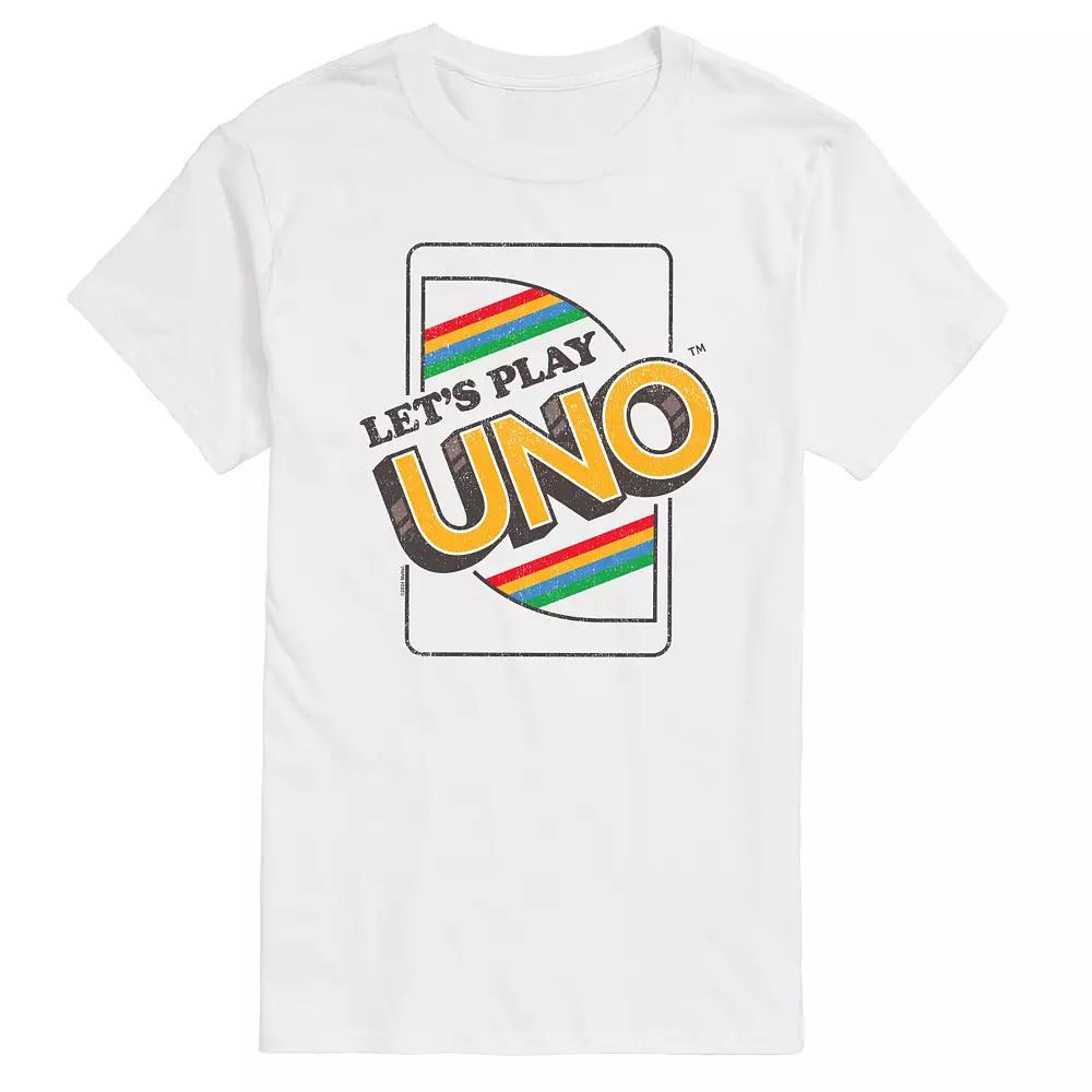 Big & Tall UNO Lets Play Vintage Graphic Tee, Men's,  Product Image
