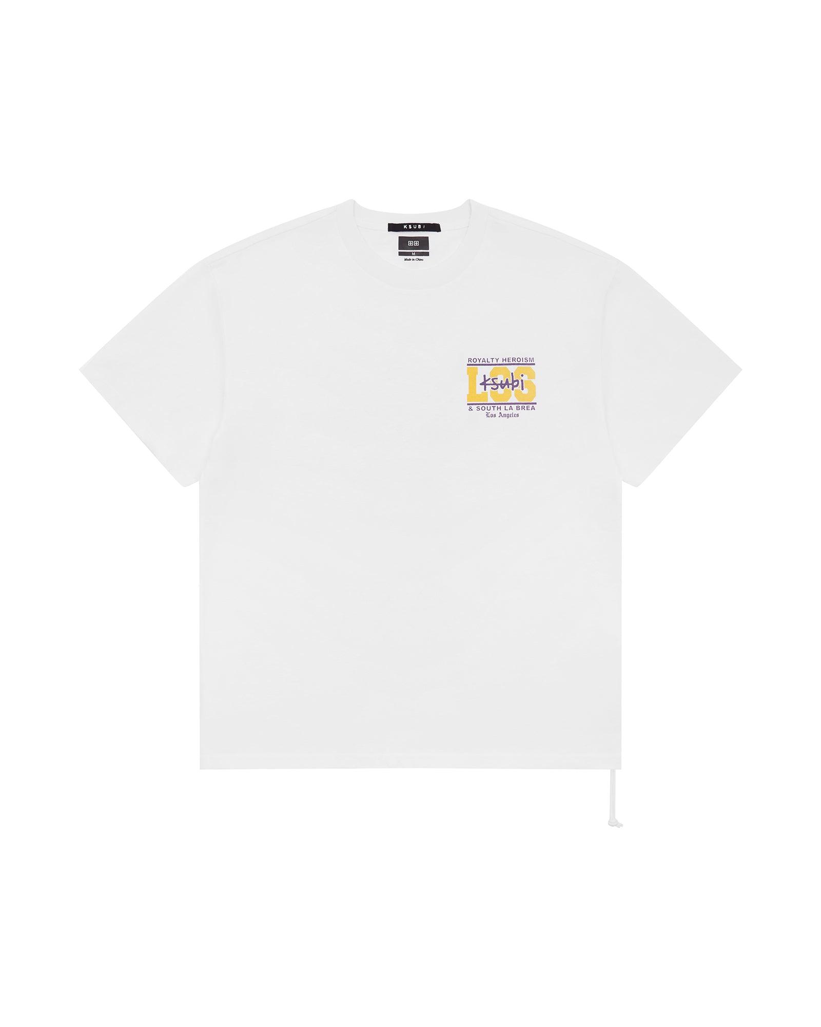LA AND THE STREETS SS BIGGIE TEE WHITE Male Product Image