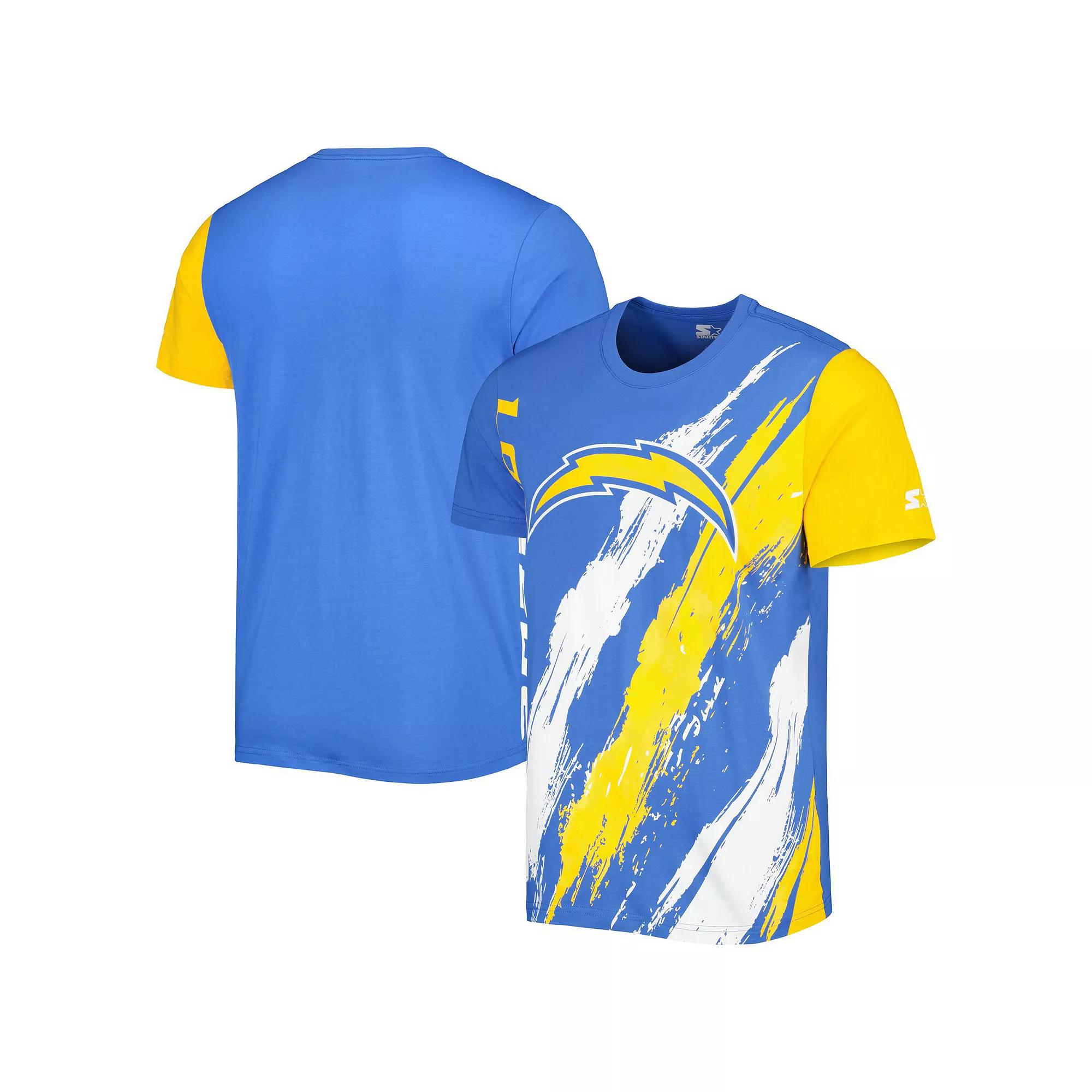 Mens Starter Powder Blue Los Angeles Chargers Extreme Defender T-Shirt Product Image