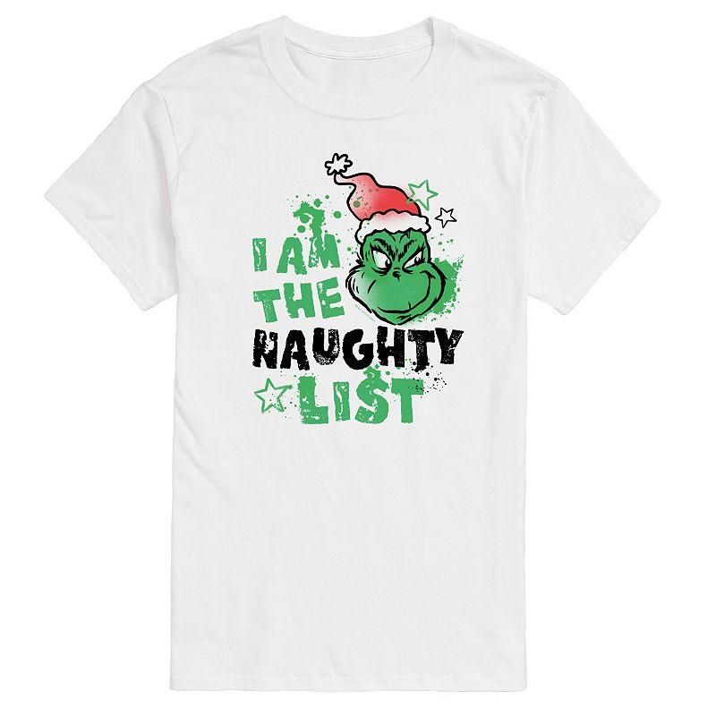 Big & Tall Dr. Seuss The Grinch Merry Grinchmas Toy Bag Graphic Tee, Men's,  Product Image