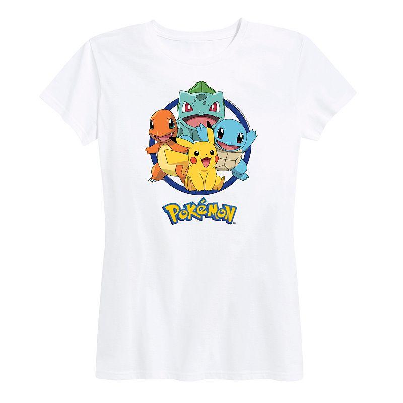 Women's Pokemon Round Group Graphic Tee,  Product Image