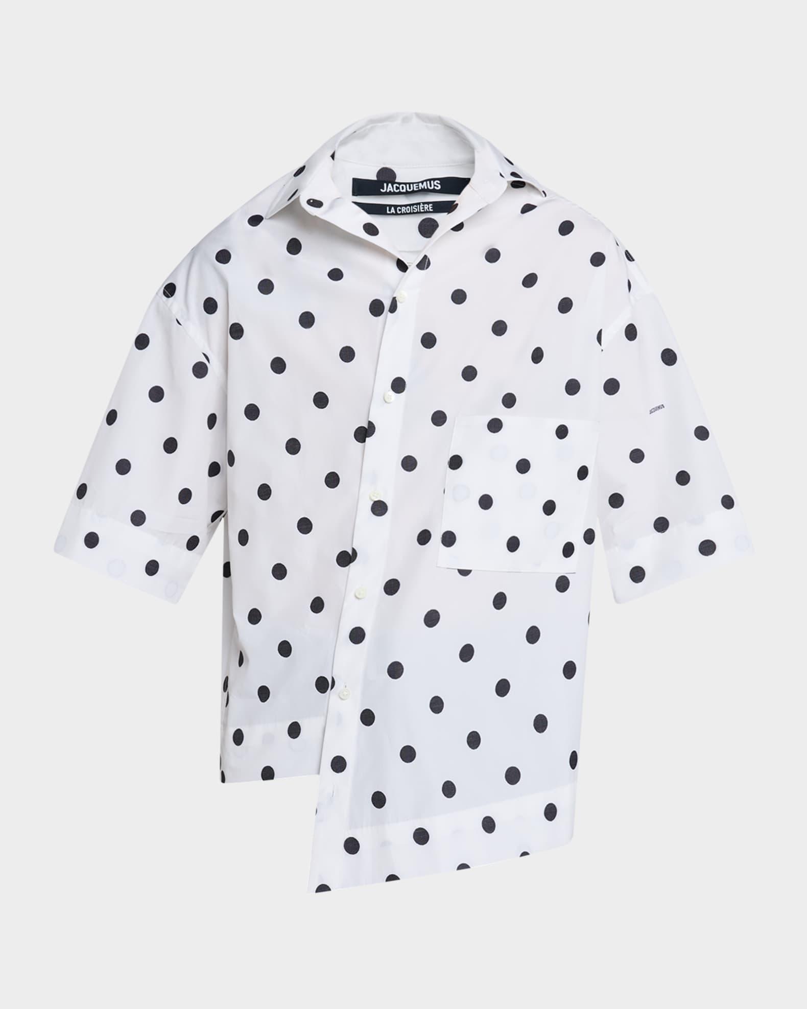 Men's Pablo Dotted Button-Down Shirt Product Image
