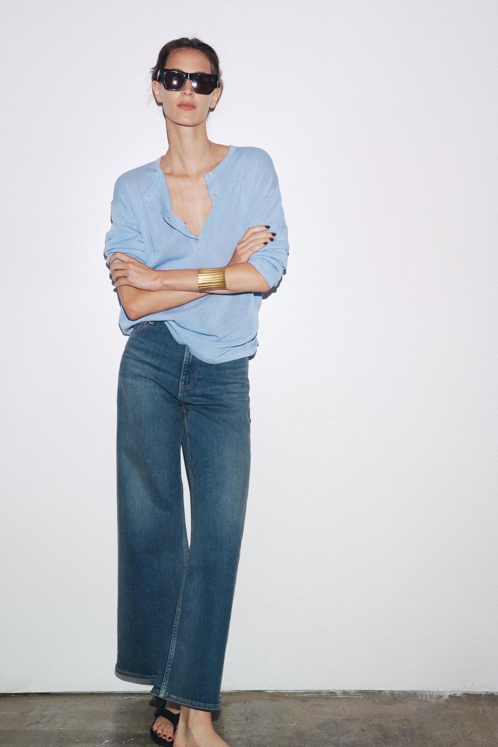 OVERSIZED BASIC KNIT SWEATER Product Image