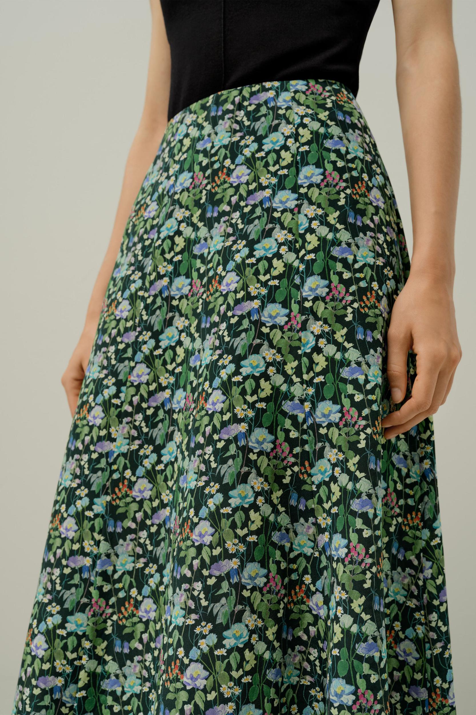 Fairytale Silk Skirt - Made With Liberty Fabric Product Image