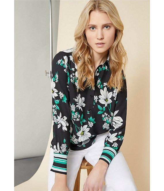 Jones New York Lexington Stretch Denim Straight Leg Jeans Product Image