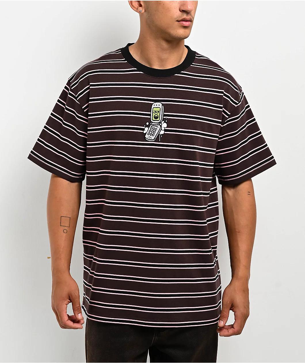 Empyre Too Tired Stripe Java Knit T-Shirt Product Image