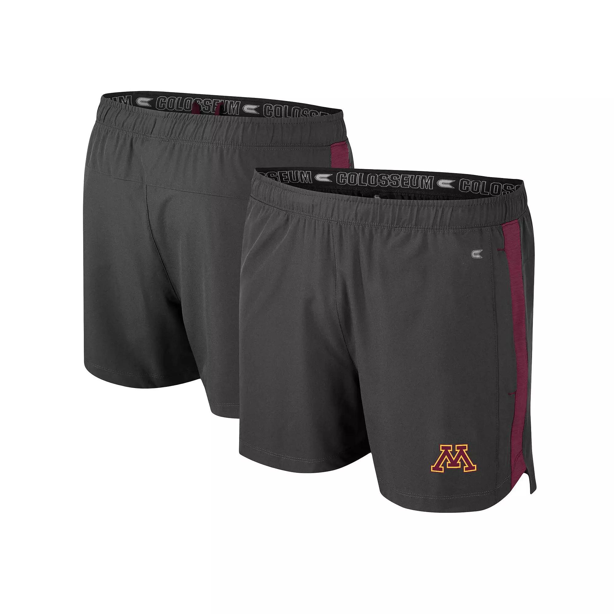 Men's Colosseum Charcoal Minnesota Golden Gophers Langmore Shorts,  Product Image