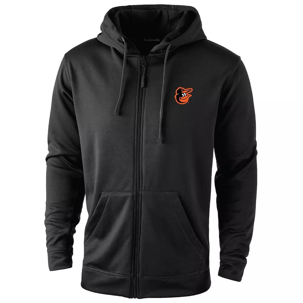 Men's Dunbrooke Black Baltimore Orioles Trophy Full-Zip Hoodie, Size: Medium Product Image
