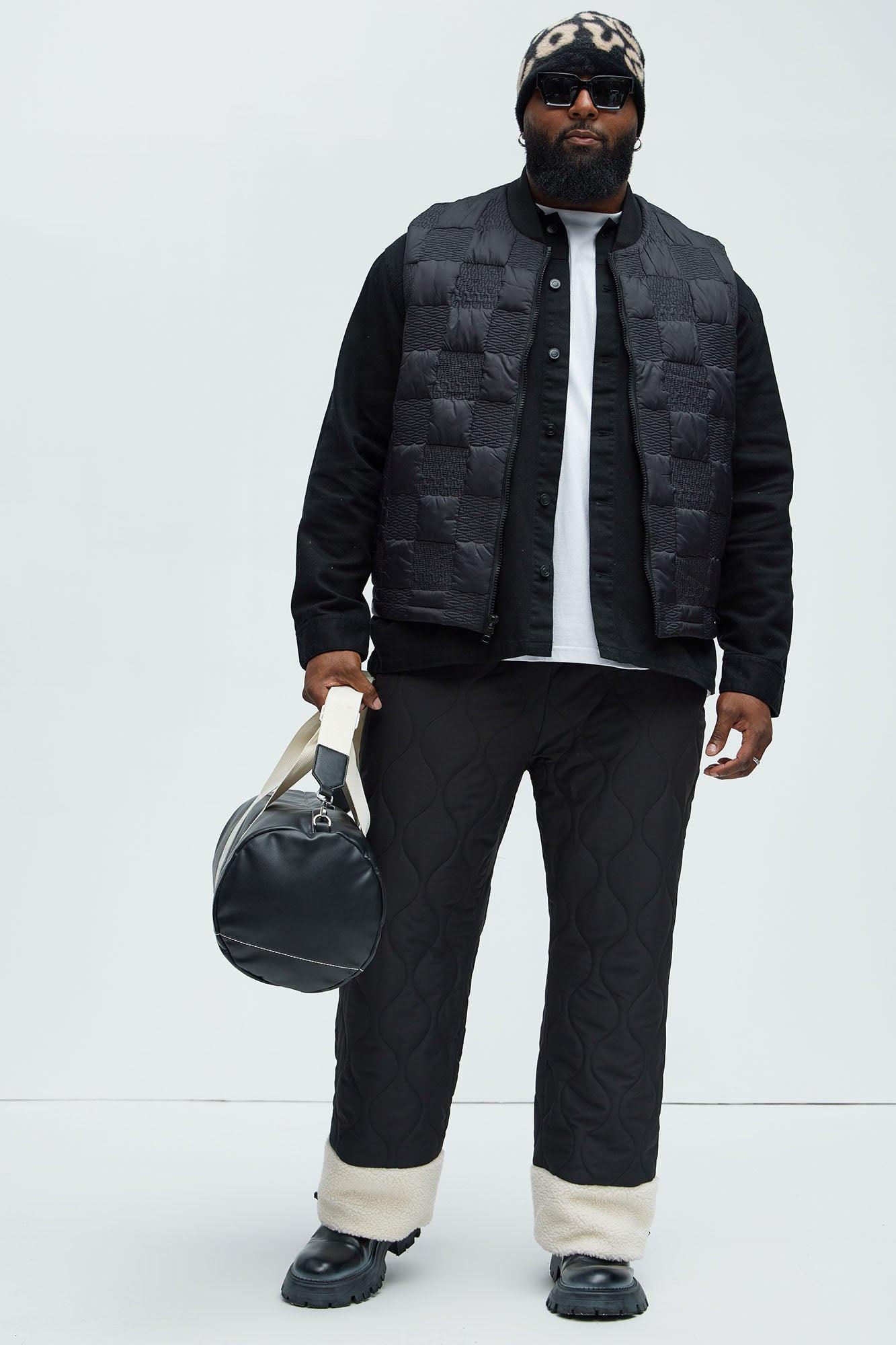 Easton Quilted Vest - Black Product Image