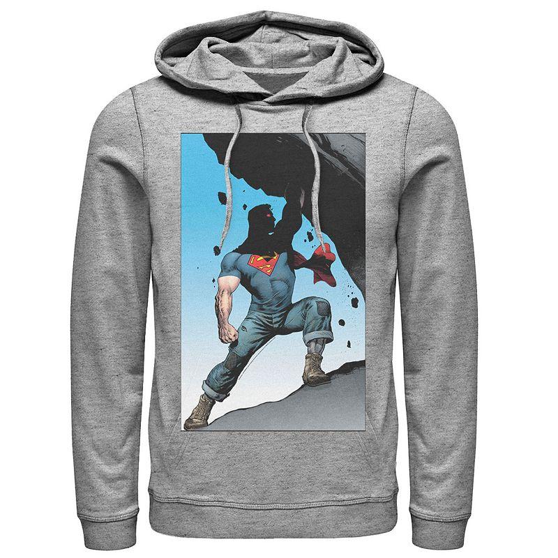 Men's DC Comics Superman Power Lift Comic Poster Hoodie,  Product Image