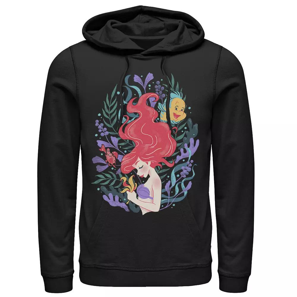 Disney's The Little Mermaid Ariel Flounder And Sebastian Men's Hoodie,  Product Image