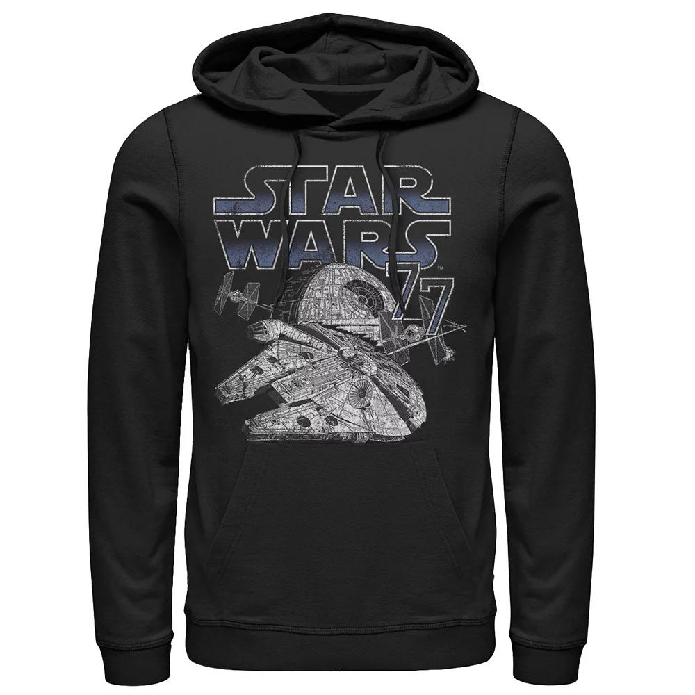 Men's Star Wars Falcon Epic Battle 77 Hoodie,  Product Image