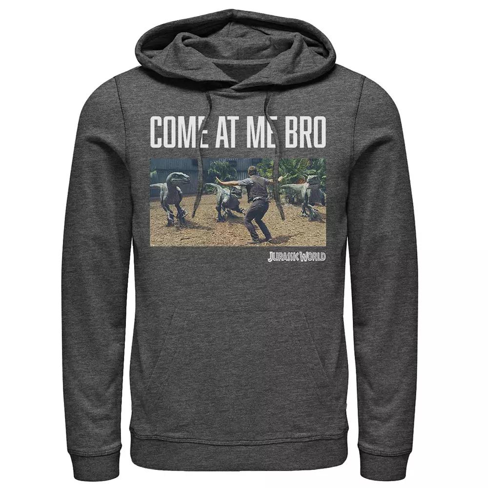 Men's Jurassic World Come At Me Bro Movie Still Hoodie,  Product Image