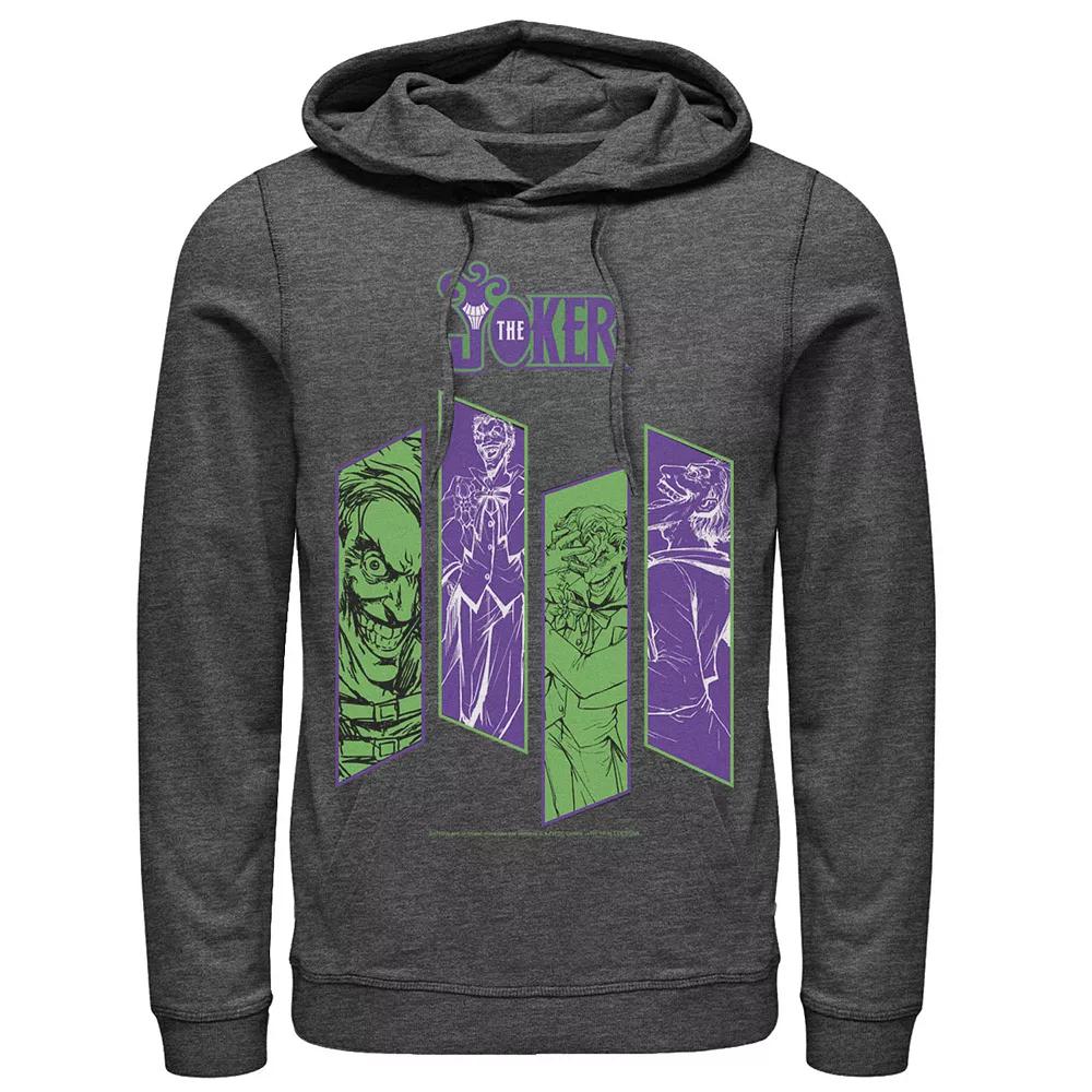 Mens DC Comics Batman Joker Panels Hoodie, Men's,  Product Image
