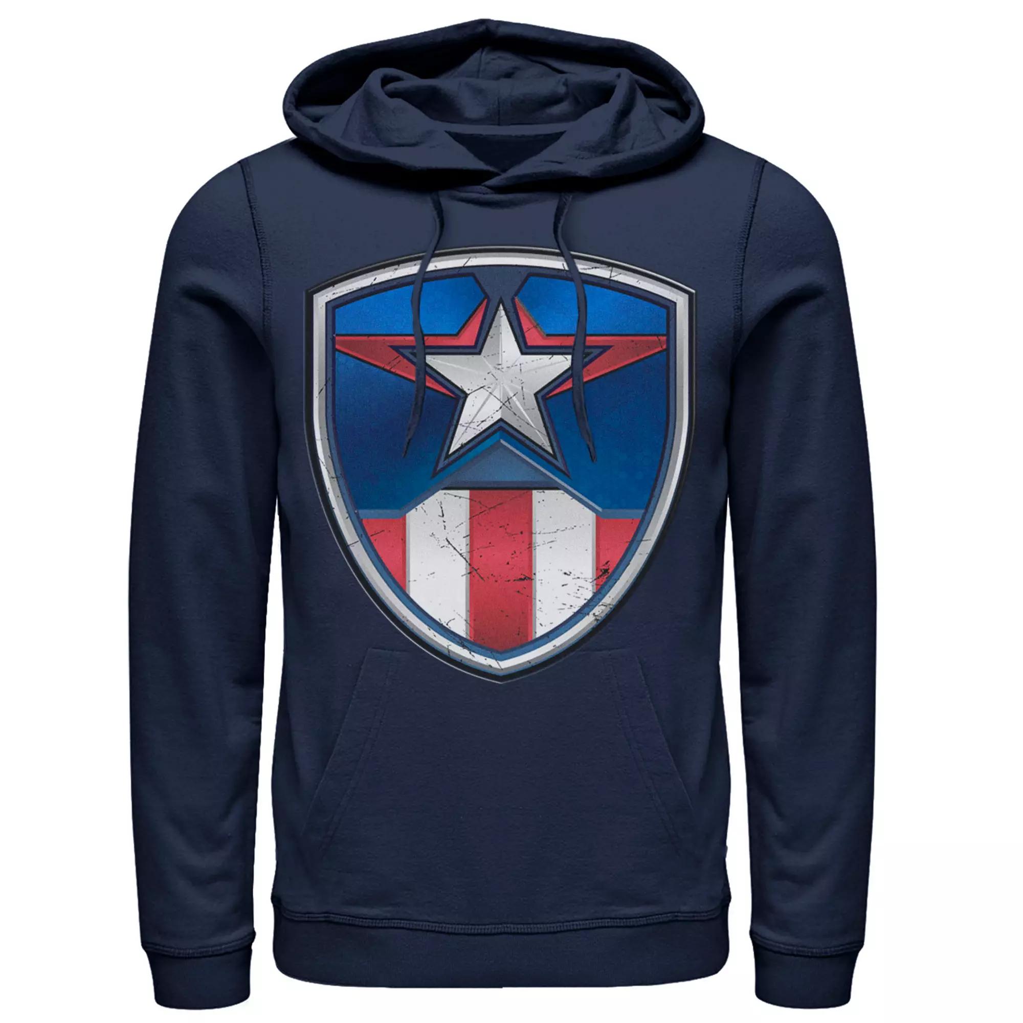 Men's Marvel Captain America Armor Suit Graphic Hoodie,  Product Image
