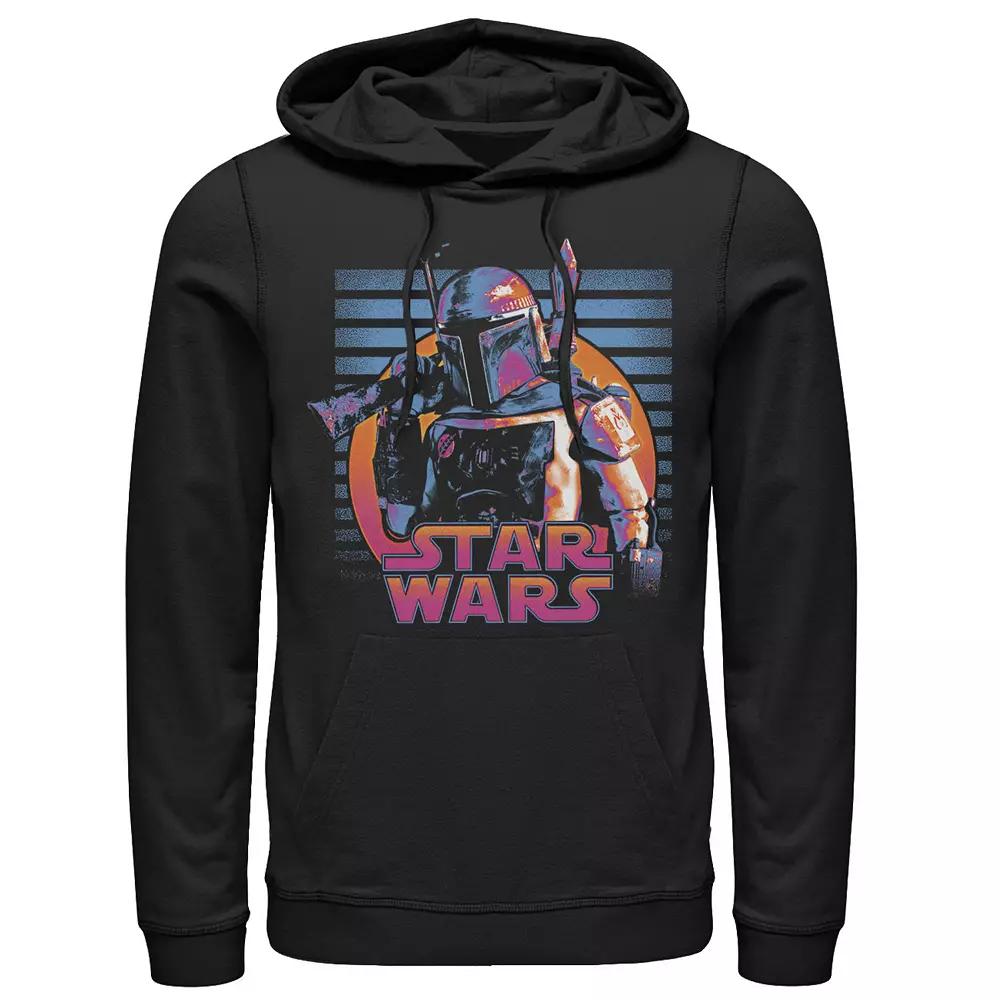 Men's Star Wars Que La Fuerza Te Acompane Yellow Text Hoodie,  Product Image
