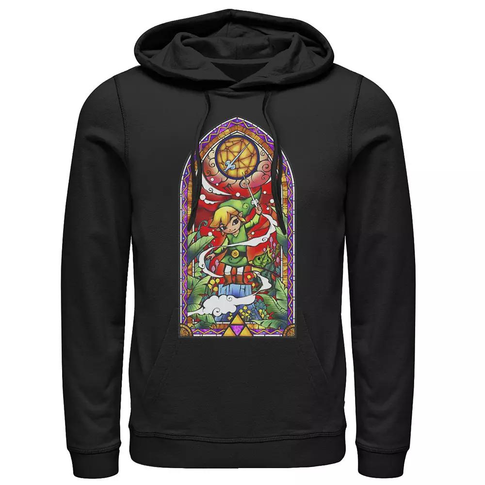 Men's Nintendo Zelda Wind Waker Stained Glass Hoodie,  Product Image