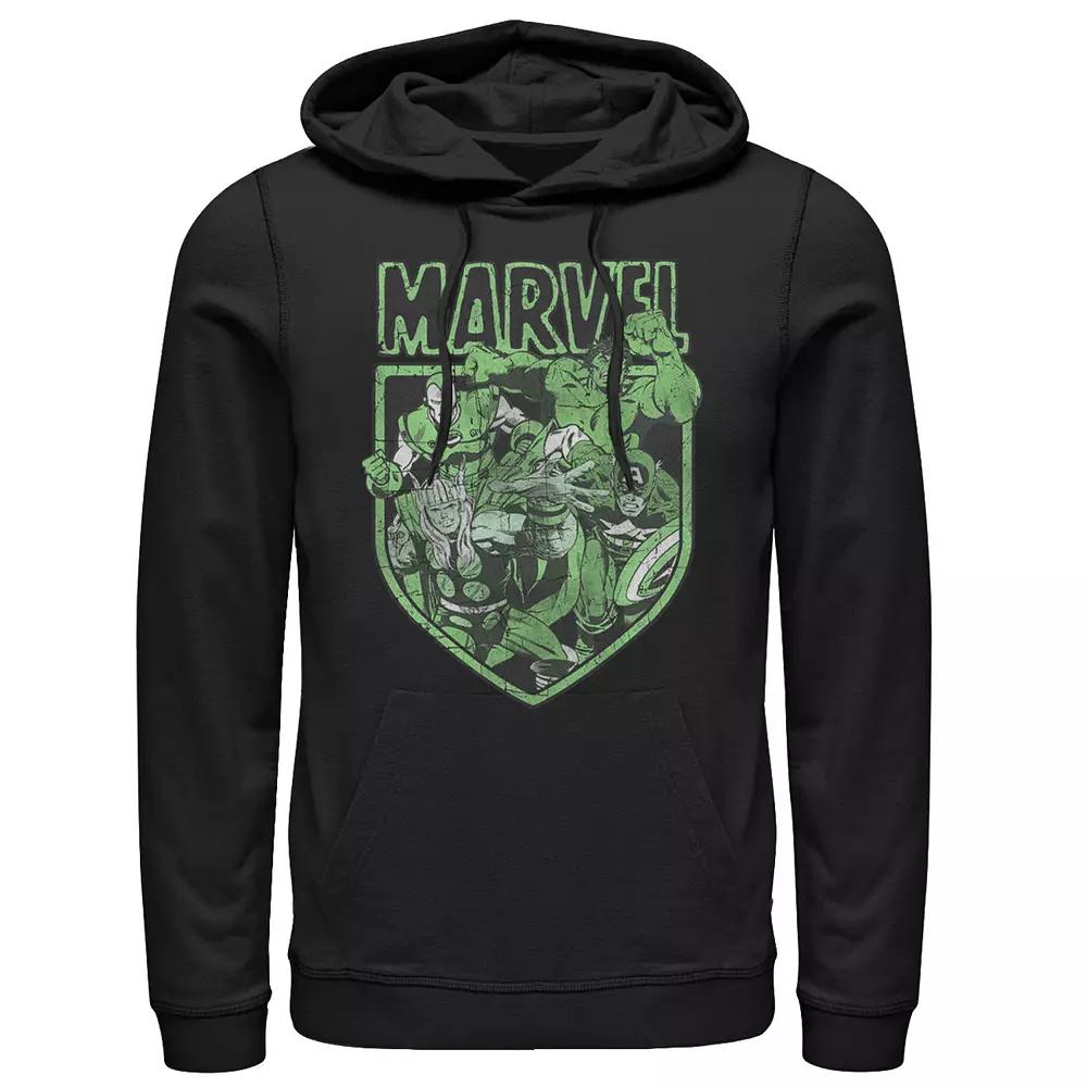 Men's Marvel Avengers Retro Green St. Patrick's Hoodie,  Product Image