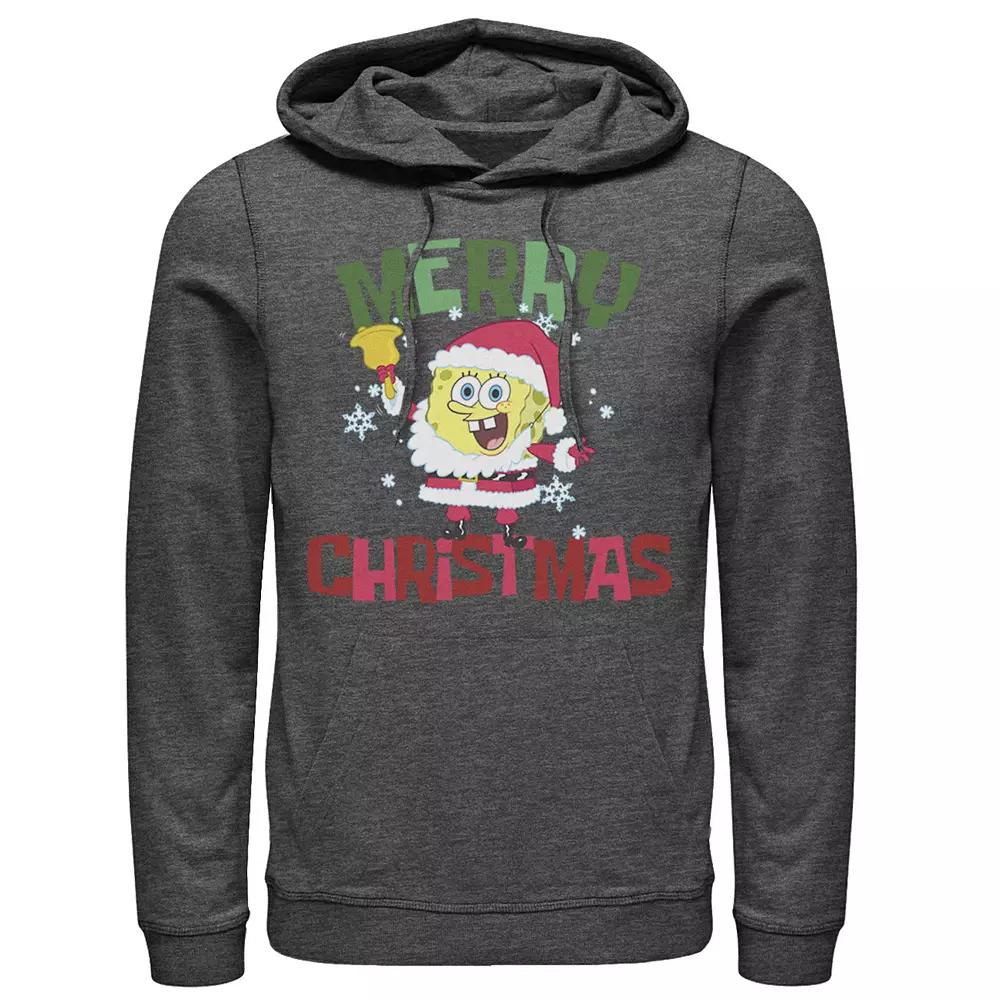Men's Nickelodeon SpongeBob Santa Outfit Merry Christmas Hoodie,  Product Image