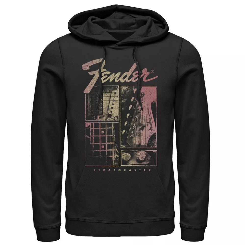 Men's Fender Stratocaster Panels Hoodie,  Product Image