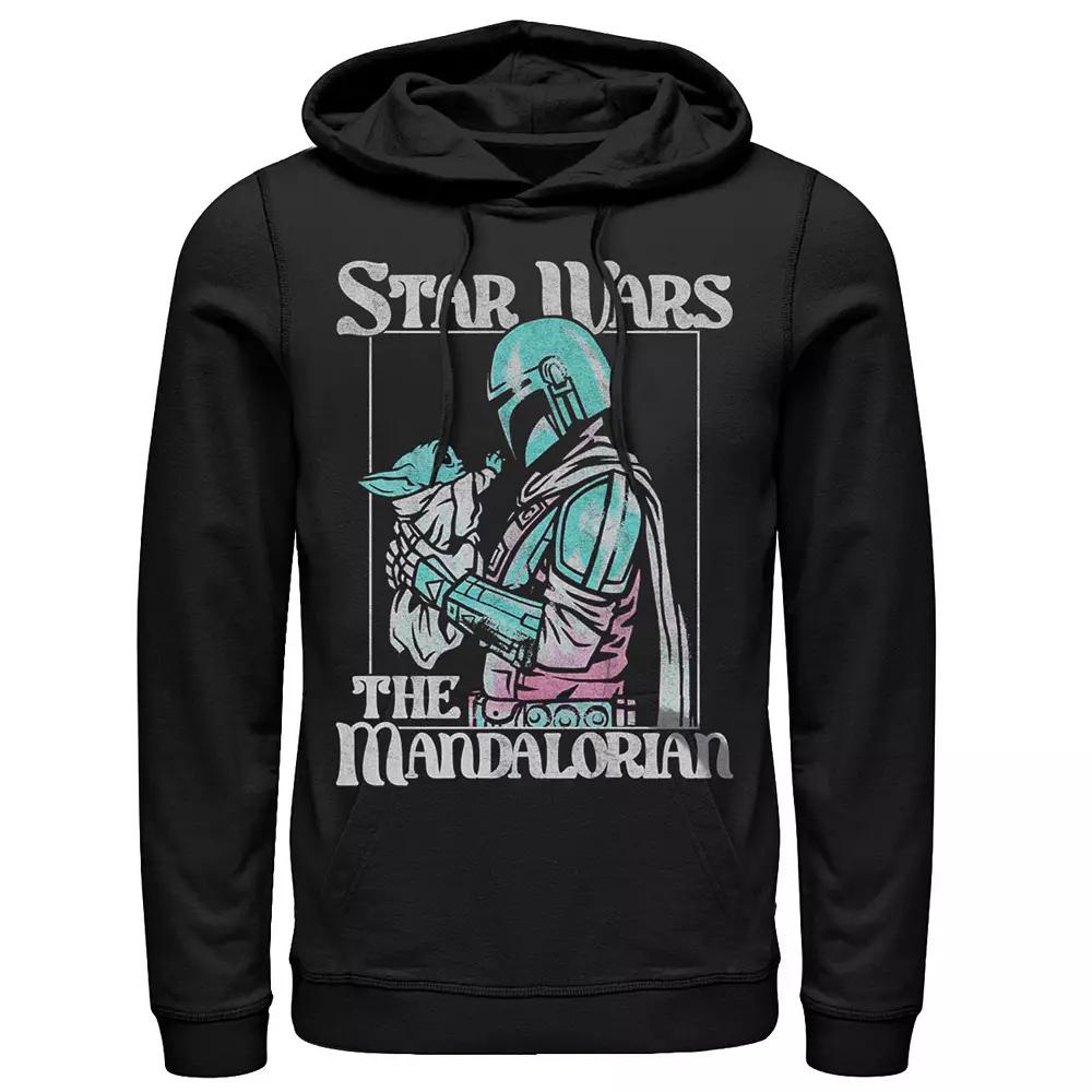 Men's Star Wars The Mandalorian Mando & Grogu Together Hoodie,  Product Image