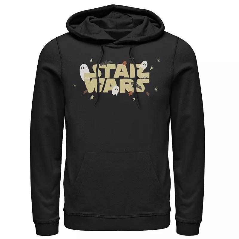 Men's Star Wars The Mandalorian Halloween Haunted Logo Hoodie,  Product Image