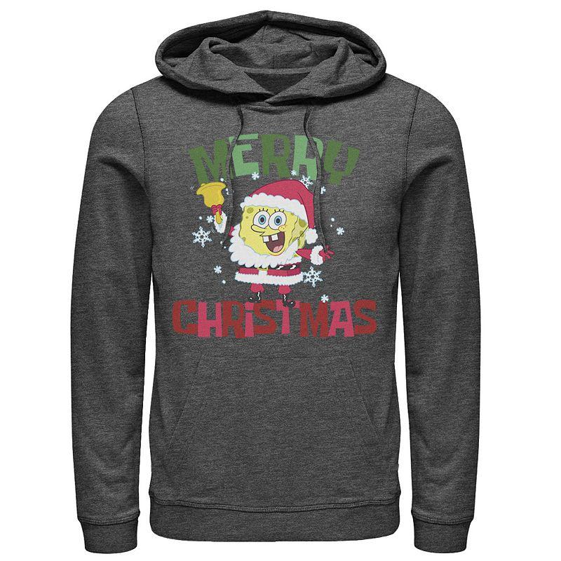 Men's Nickelodeon SpongeBob Santa Outfit Merry Christmas Hoodie,  Product Image