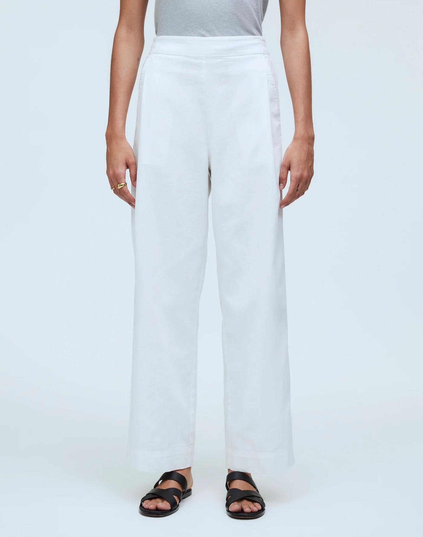 Pull-On Straight Crop Pant Product Image