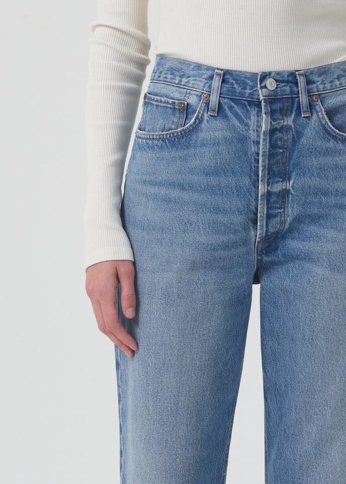 AGOLDE 90'S CROP MID RISE STRAIGHT IN BOUND Product Image