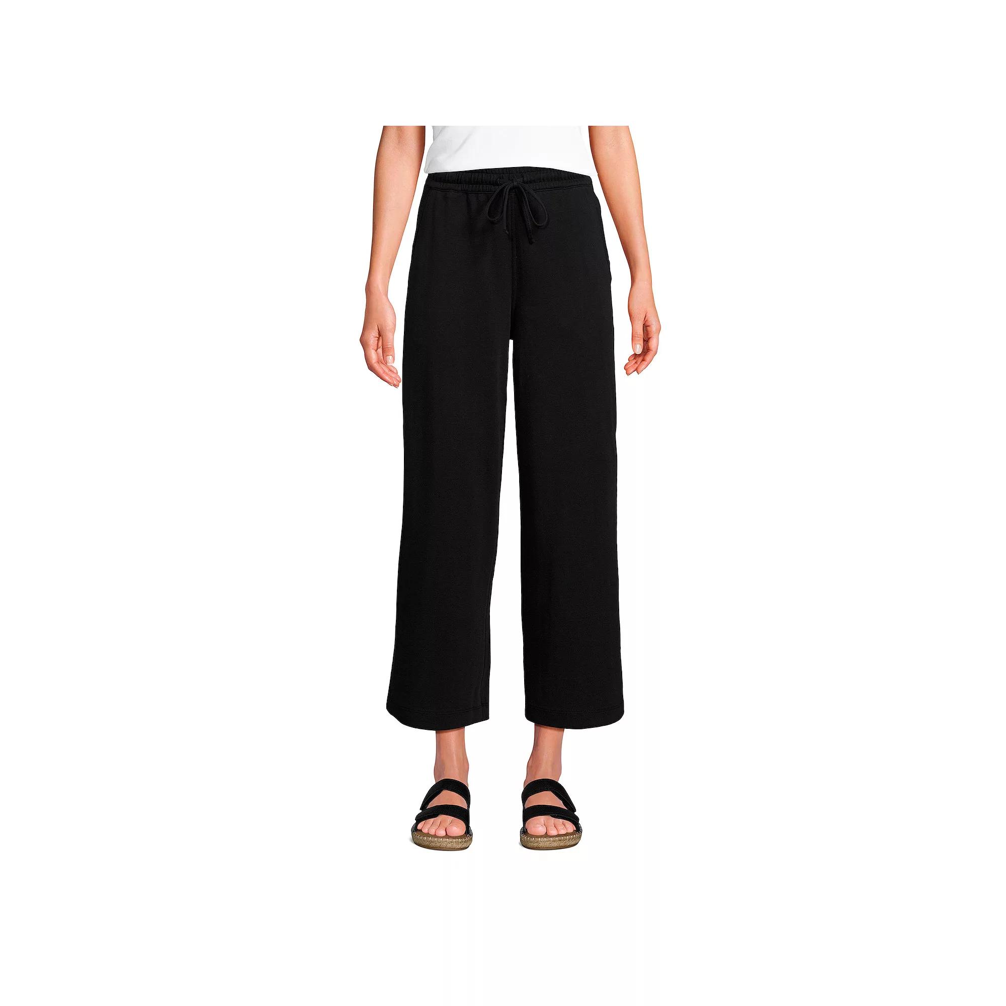 Women's Lands' End Sport Knit Cropped Pants,  Product Image