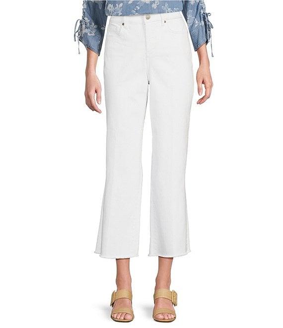 NYDJ Coco Stretch Denim Relaxed Wide Leg Cropped Jeans Product Image