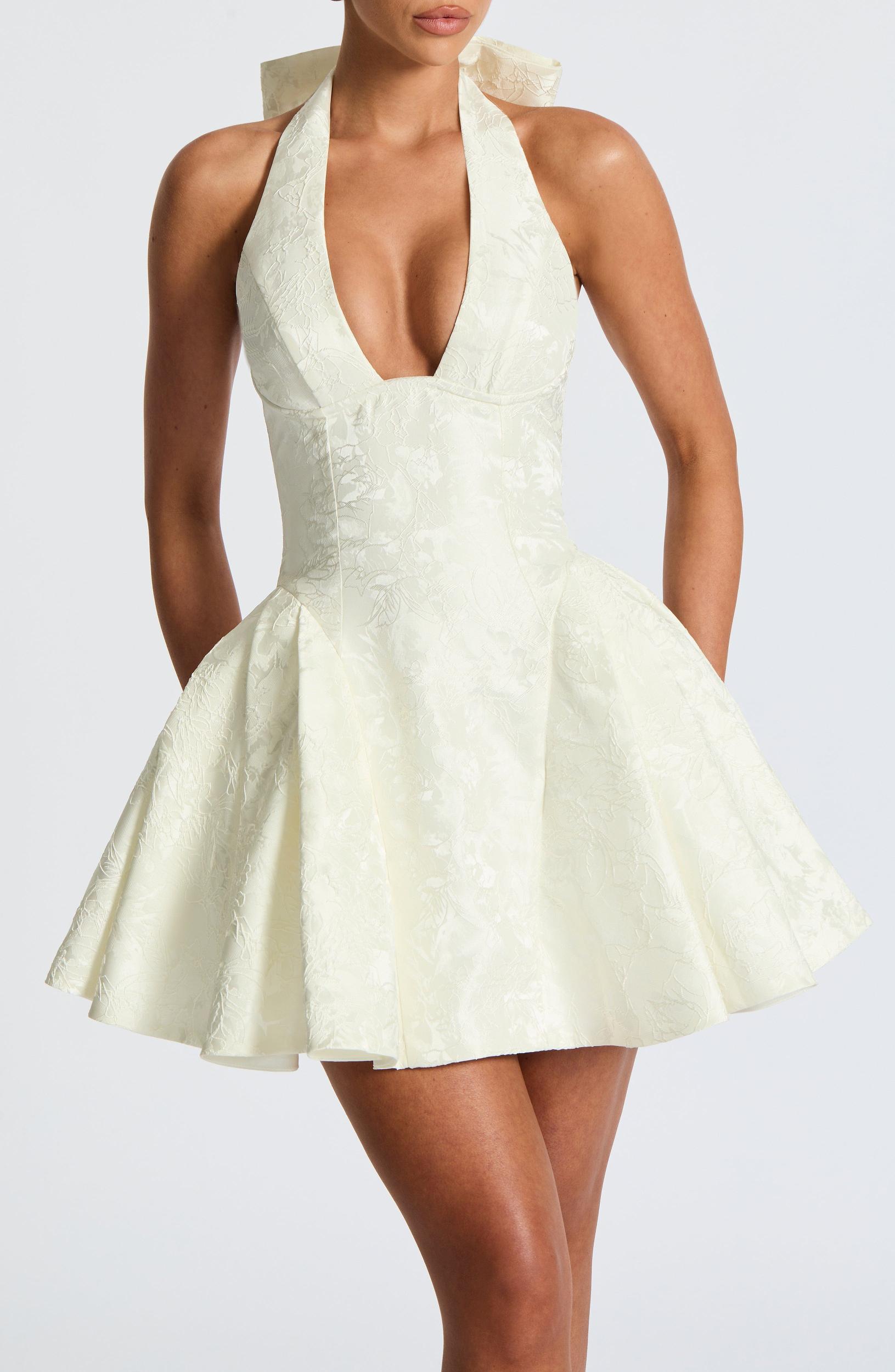 Jocelyn Mini Dress - Ivory Product Image
