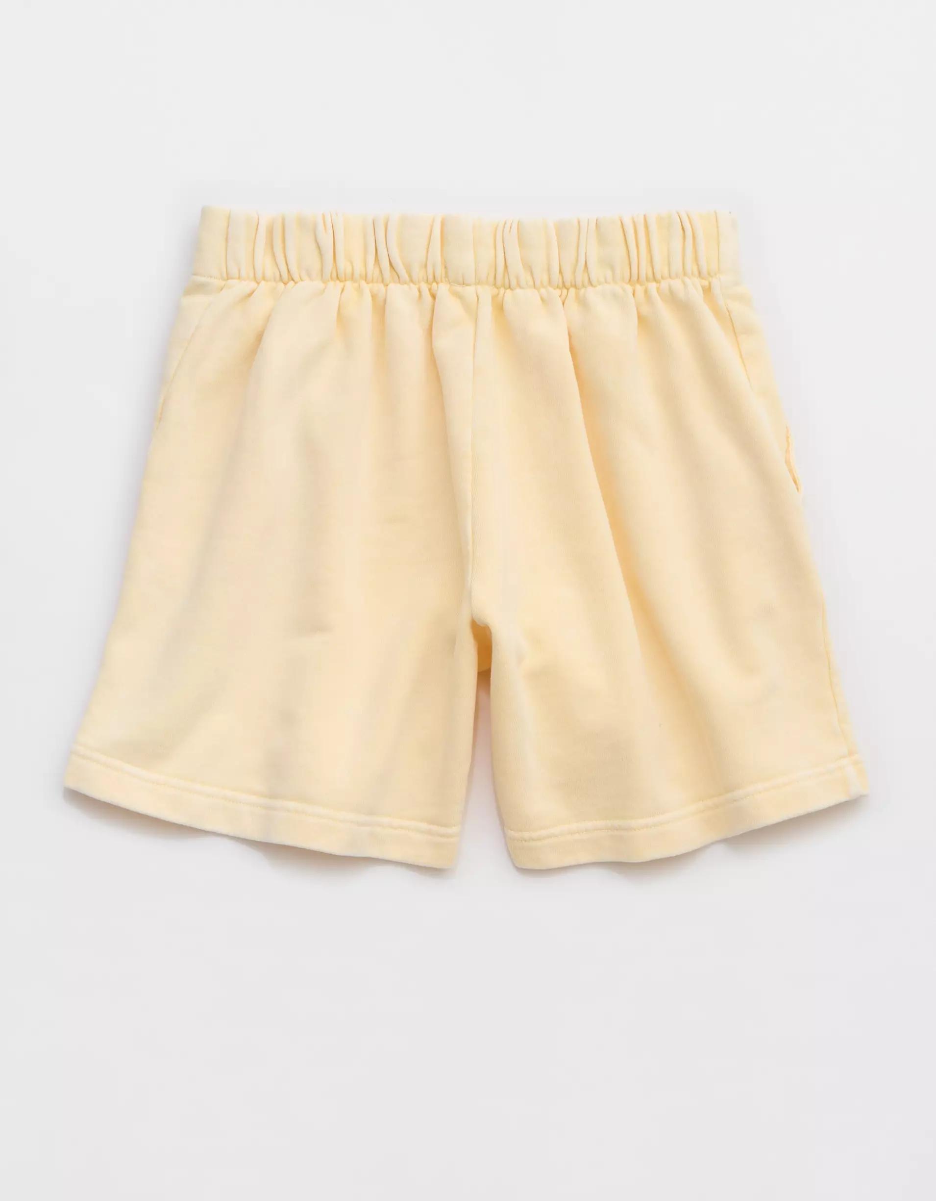 Aerie New Heights Trouser Fleece Short Product Image