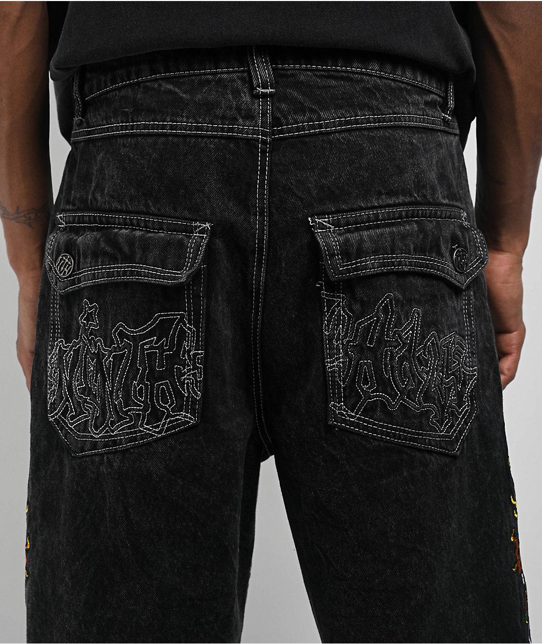 Ninth Hall Ambush Panther Black Wash Jeans Product Image