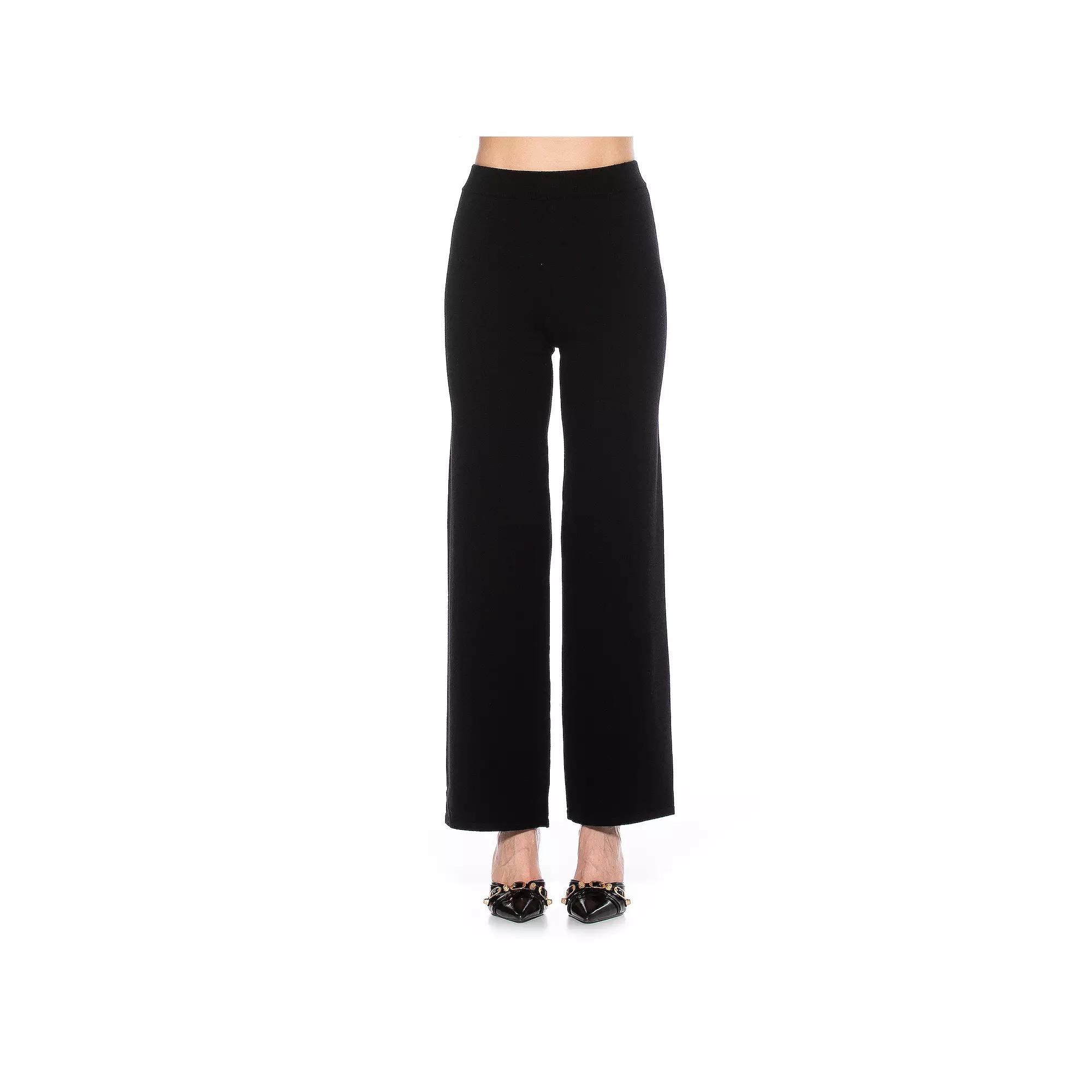 Women's ALEXIA ADMOR Miles Knitted High Waisted Wide Leg Pants,  Product Image