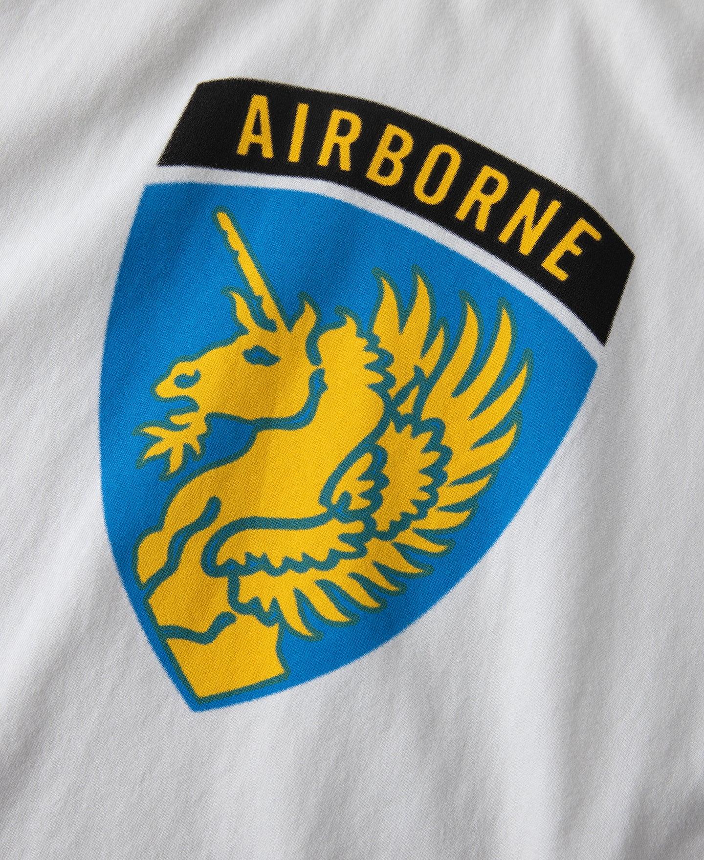 1943 WWII US Airborne Lucky 13 T-Shirt - White Product Image
