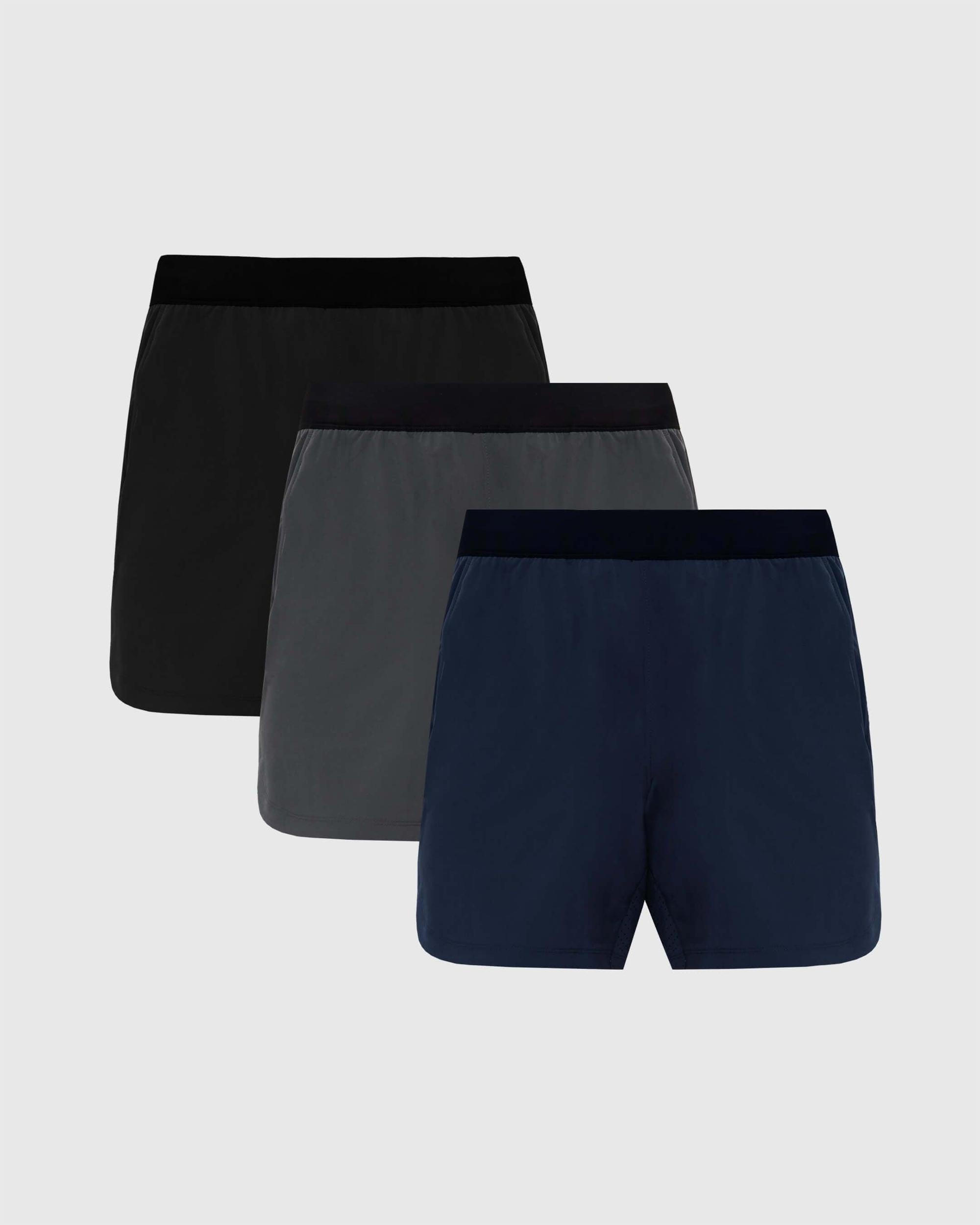 Black Active Quick Dry Shorts with Liner Product Image