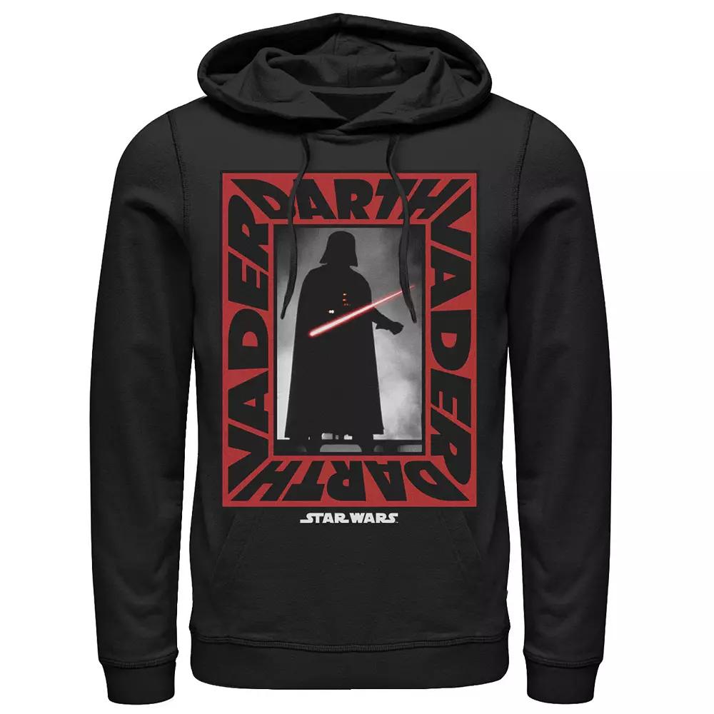 Men's Star Wars Darth Vader Text Box Up Hoodie,  Product Image