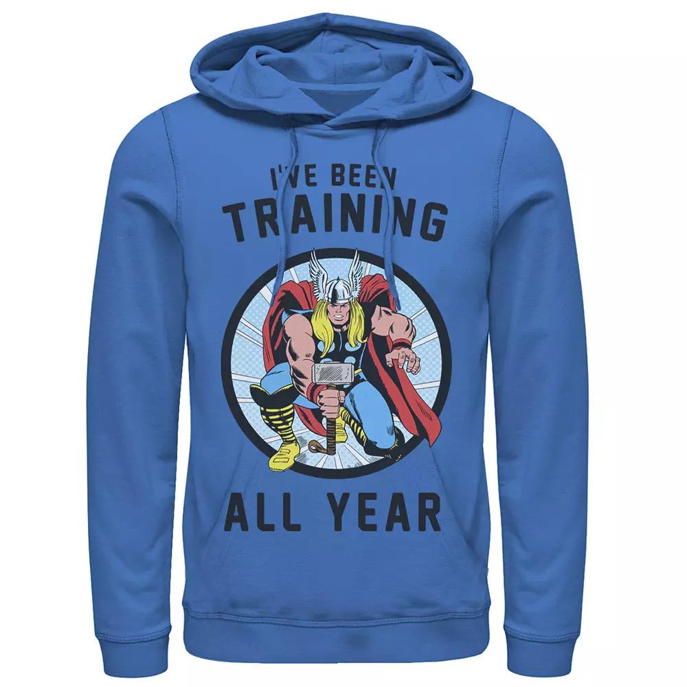 Men's Marvel Avengers Thor I've Been Training All Year Hoodie,  Product Image