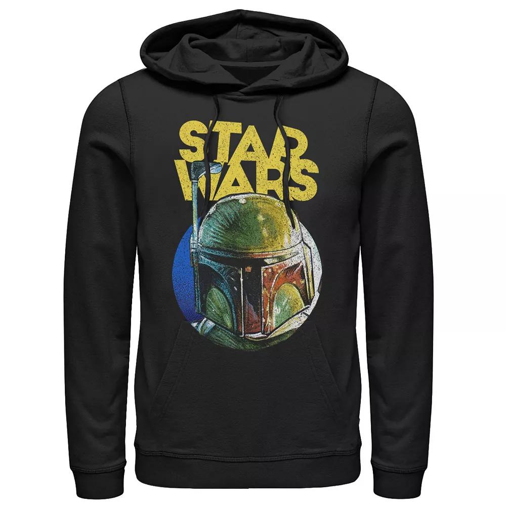 Men's Star Wars Boba Grunge Helmet Hoodie,  Product Image