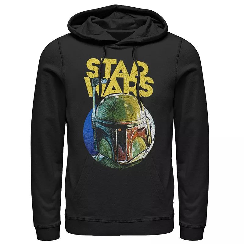 Men's Star Wars Boba Grunge Helmet Hoodie,  Product Image
