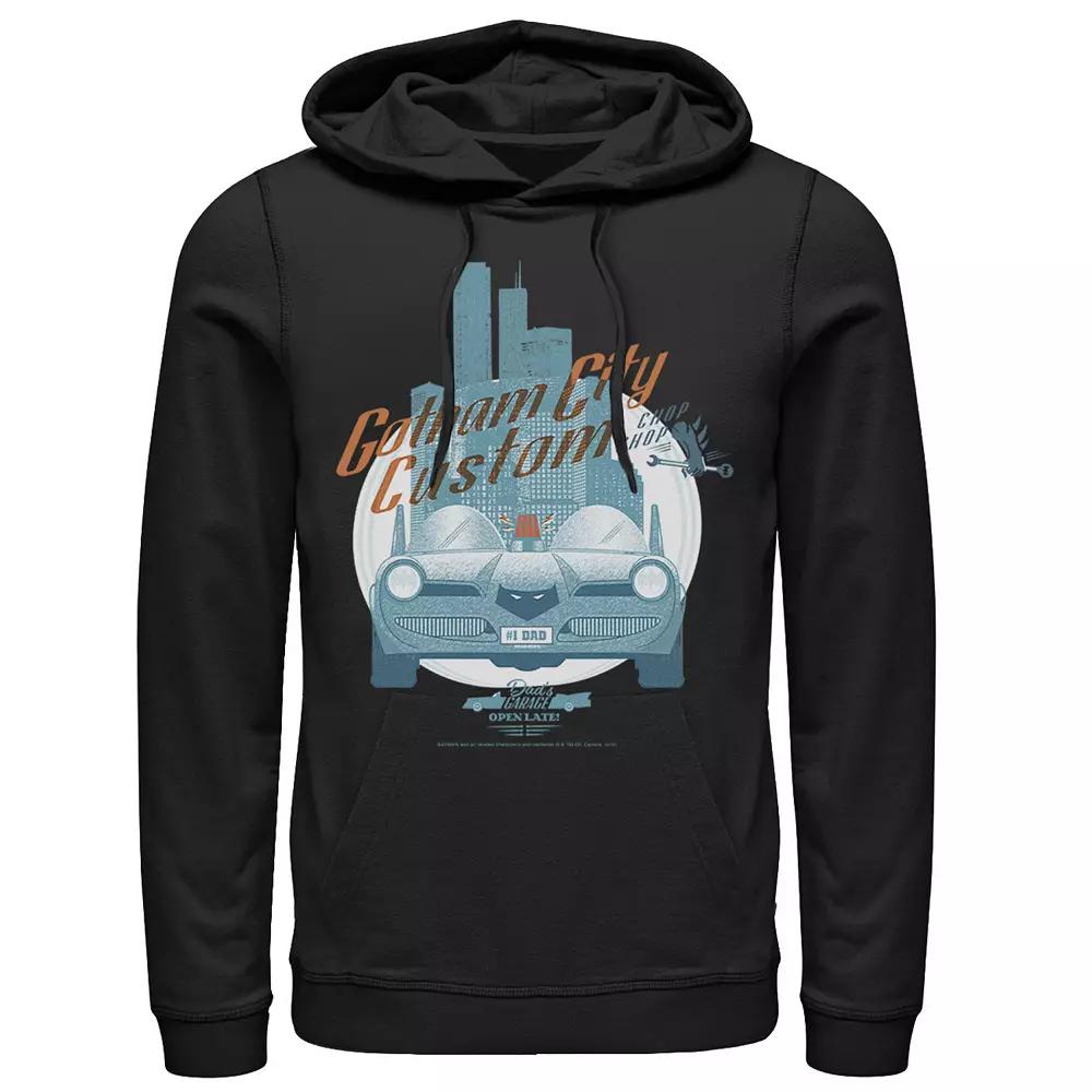Men's DC Comics Gotham City Customs Shop Poster Hoodie,  Product Image