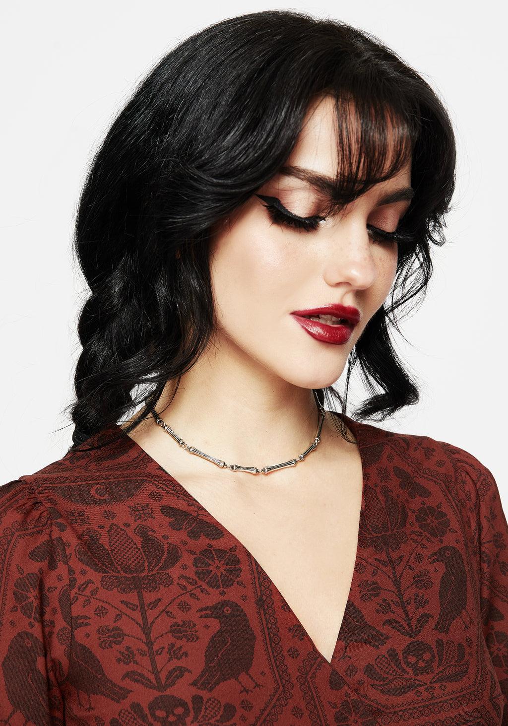 Bones Choker Necklace Product Image