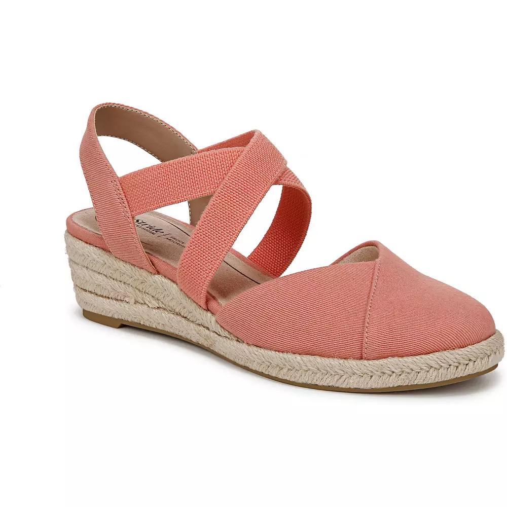 LifeStride Kimball Women's Espadrille Slip-On Wedges,  Product Image