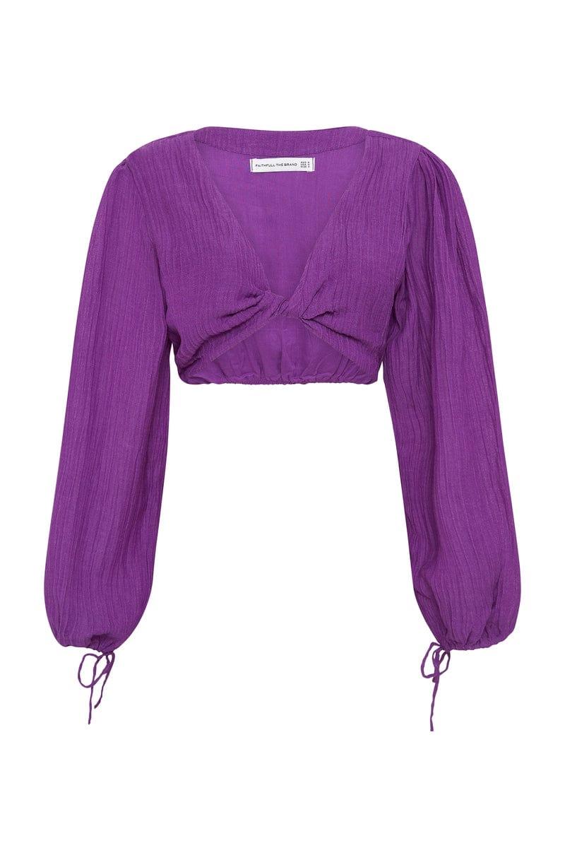 Palmera Top Violet - Final Sale Product Image