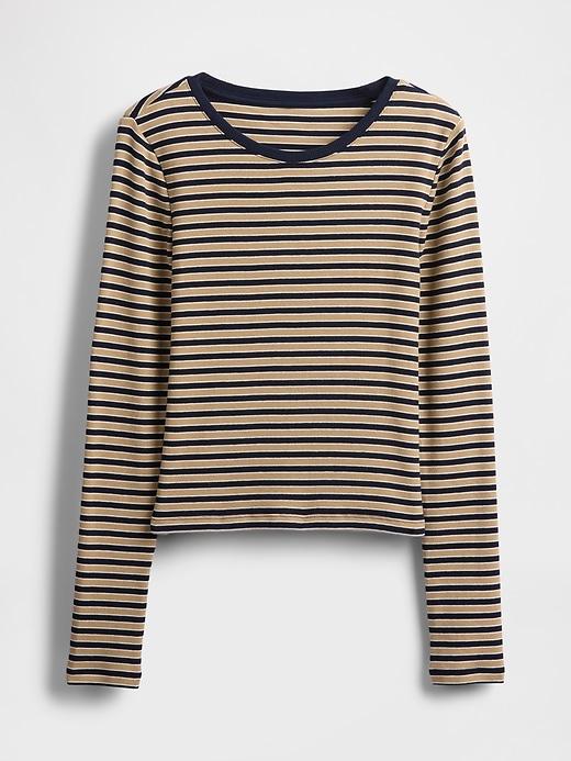 Modern Rib Crop T-Shirt Product Image