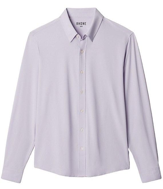RHONE Slim Fit Solid Commuter Performance Stretch Long Sleeve Woven Shirt Product Image